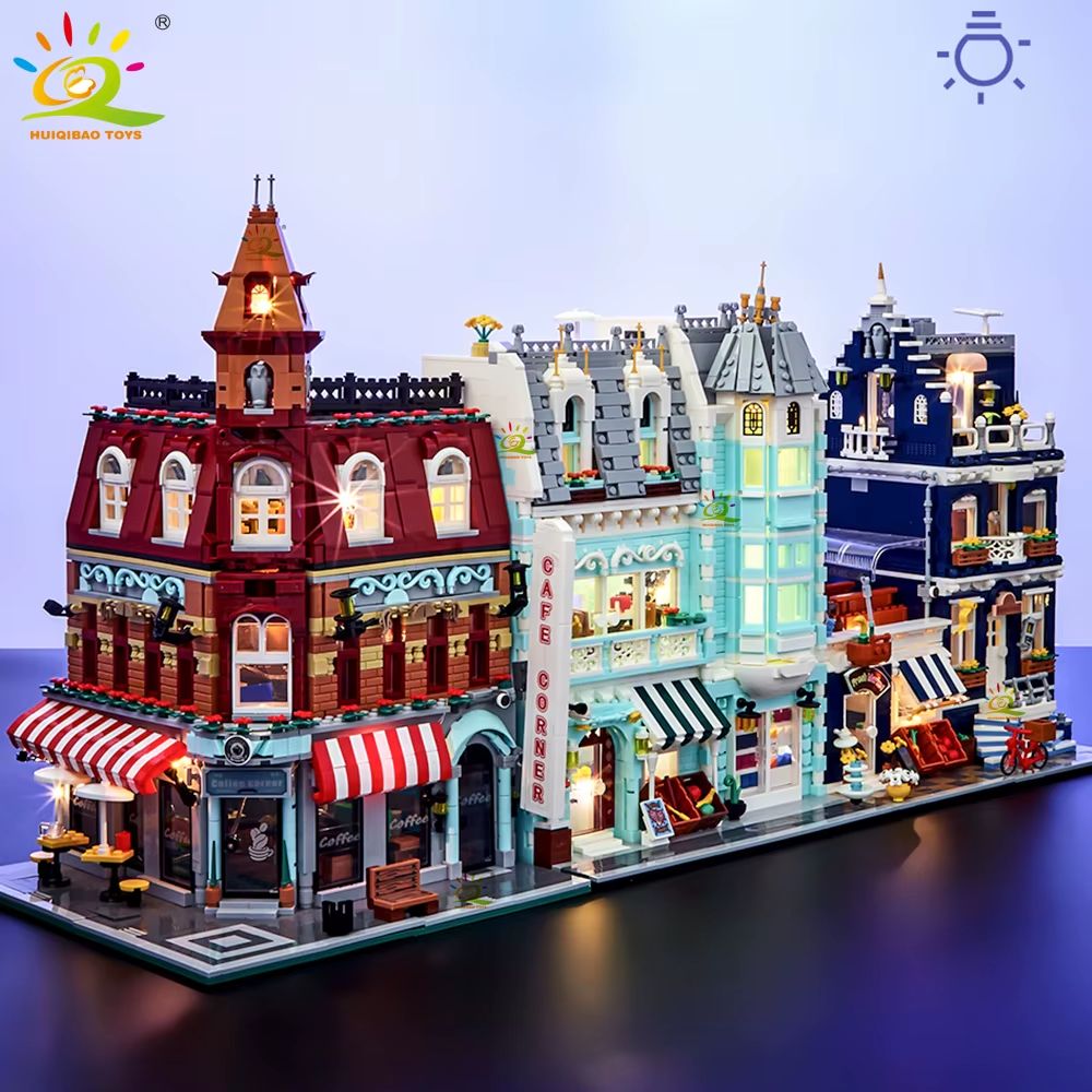 Corner Coffee Shop Brick Set