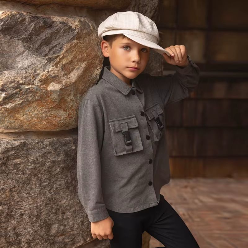 Charcoal Mist Collection – Big Girl Dress