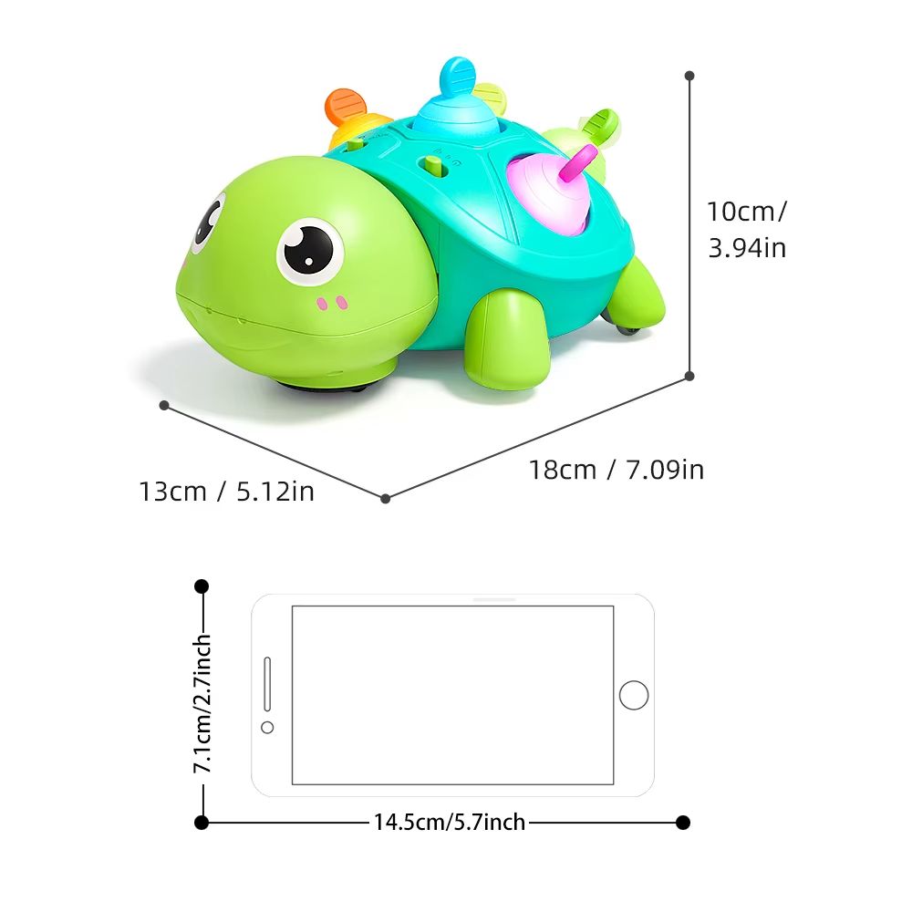 Musical Crawling Turtle