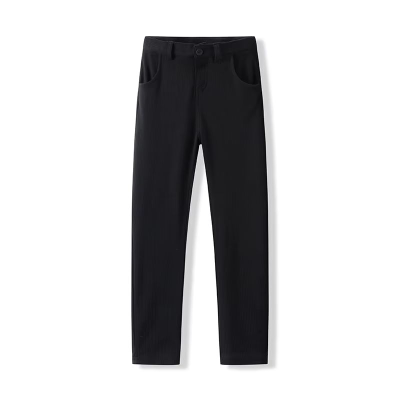The Shabbos Lounge Suite in Black – Black Zipper Pants