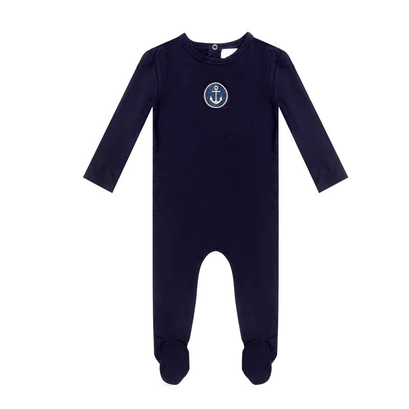 The Modal Loungewear – Blue Footie