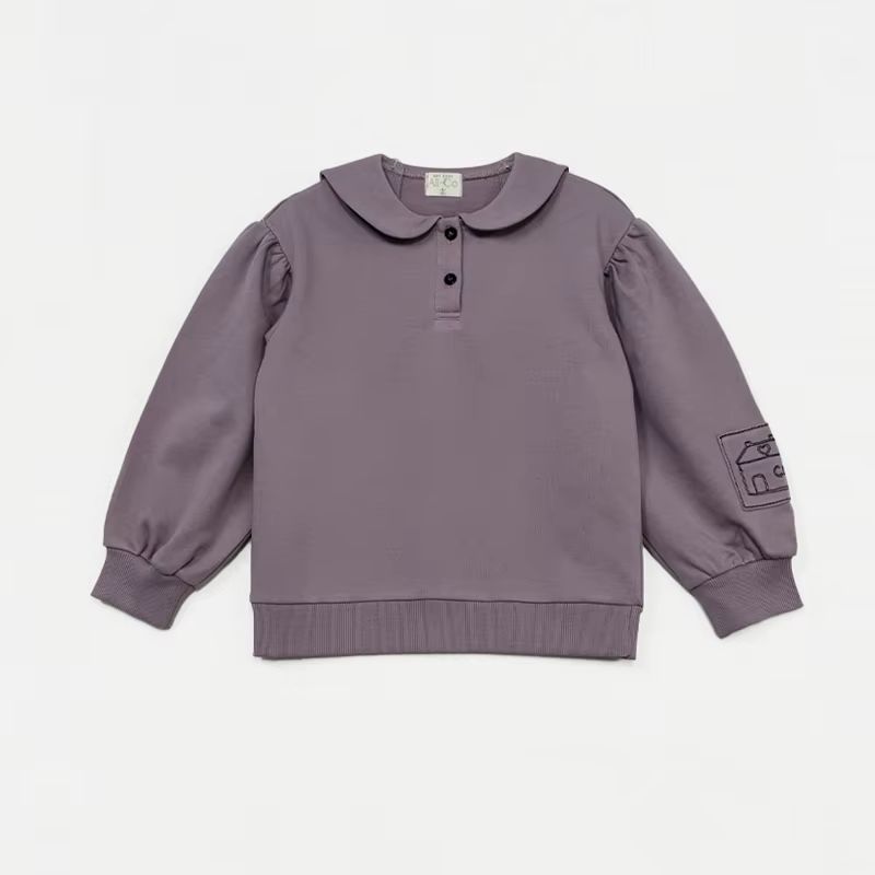 Teal & Lavender – Sailor Top Purple – Ali & Co AW26