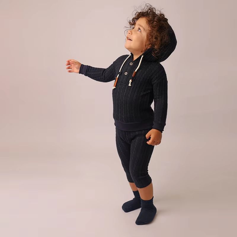 Navy Cable Knit Collection – Dress