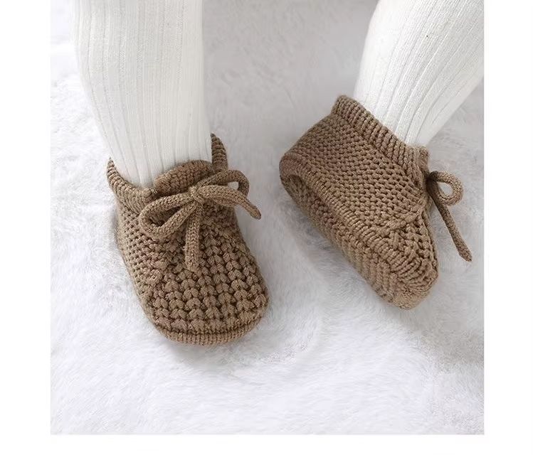 Newborn Knitted Baby Booties 0-12M