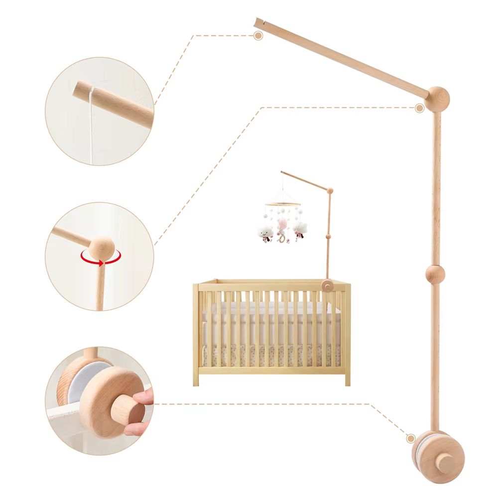 Wooden Cot Mobile