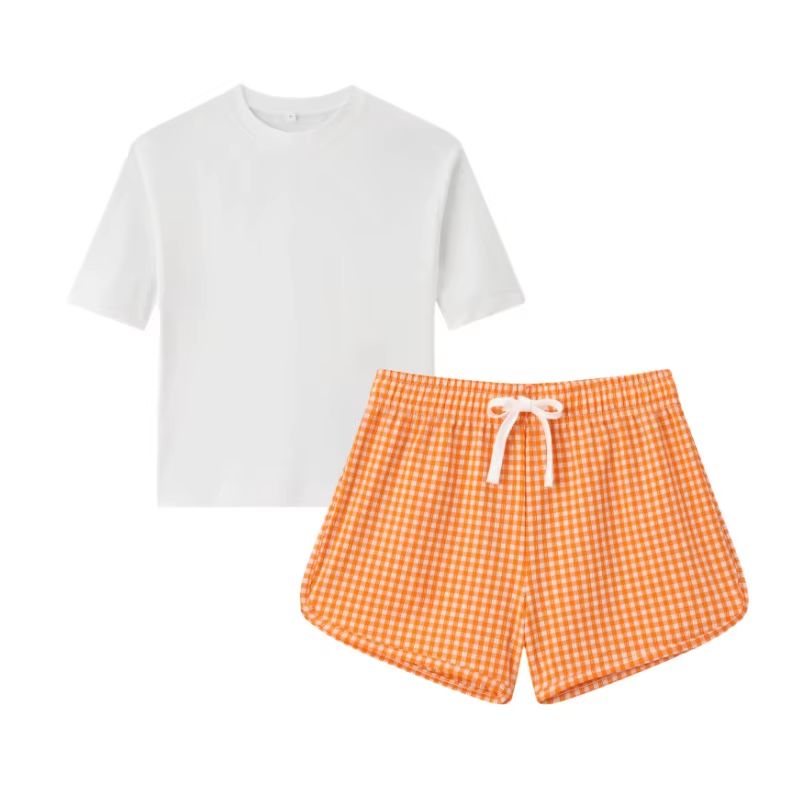 Gingham Swimwear Collection – Boys Set