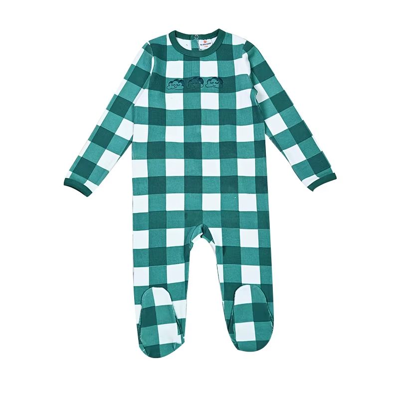 Brother & Sister Pyjamas – Blue Footie
