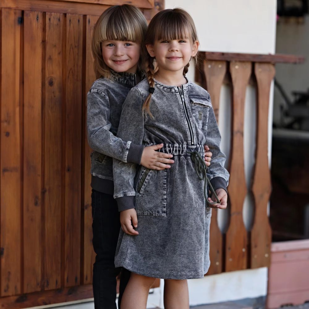 Washed Corduroy Collection – Girls Corduroy Dress