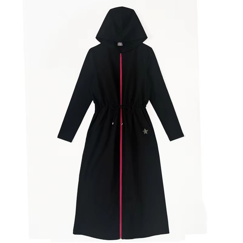 Ali Affordable – Black Dress Hoodie Maxi Dress – Ali Affordable AW26