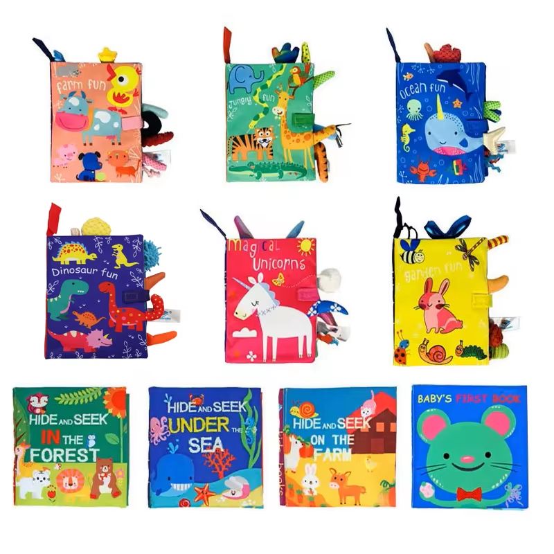 Animal Tails Cloth Book