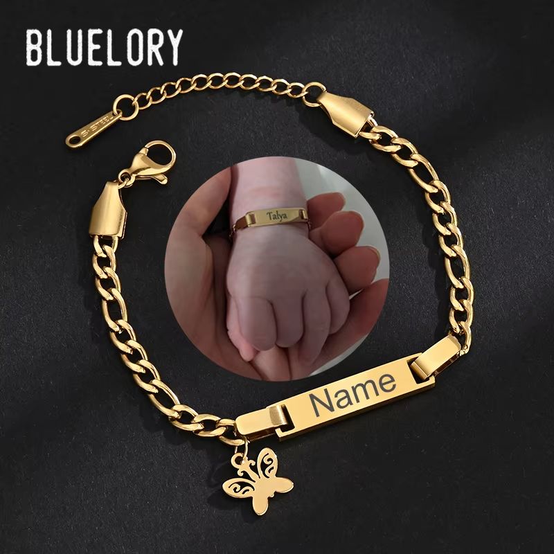 Personalised Charm Baby Bracelet