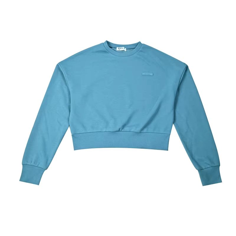 Girls Cropped Crewneck Sweatshirt