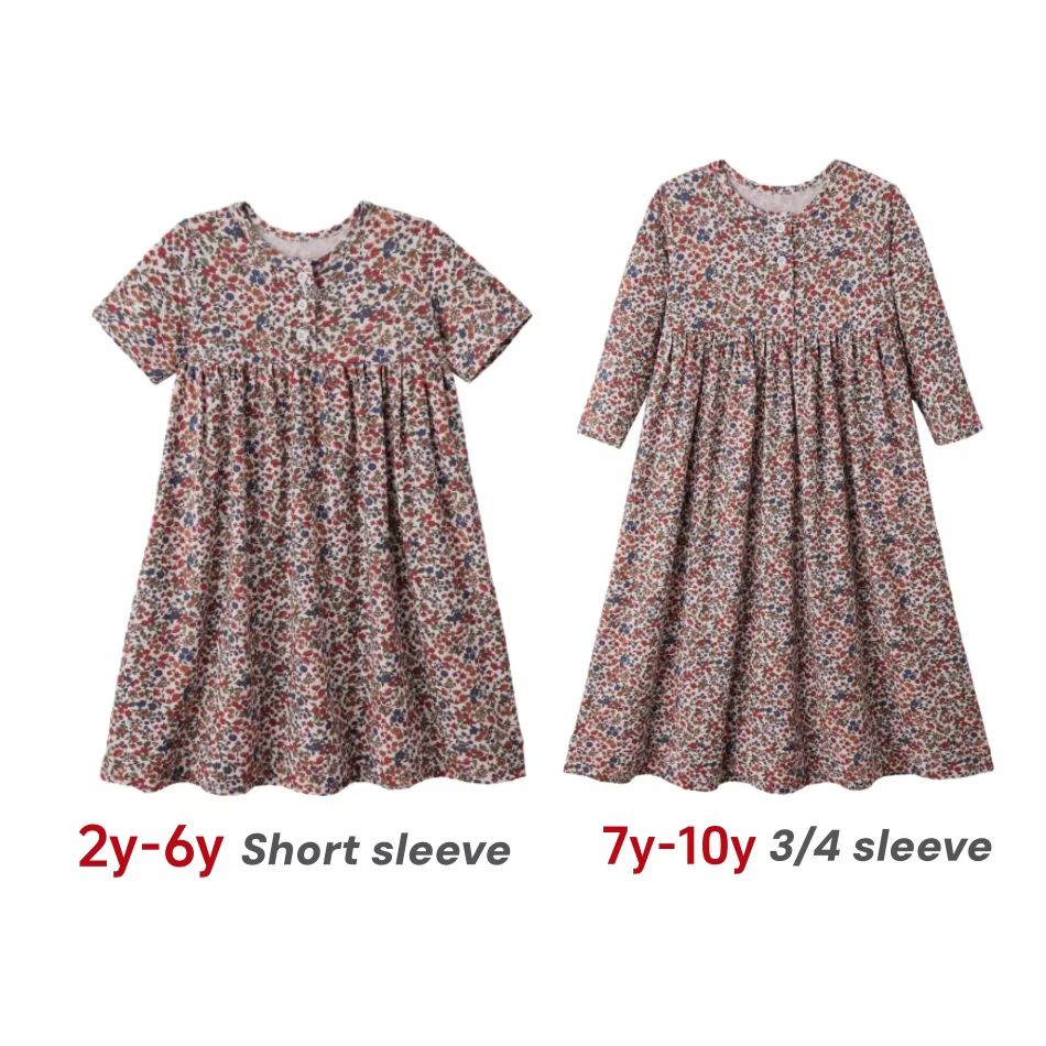 Black Denim Collection – Floral Dress