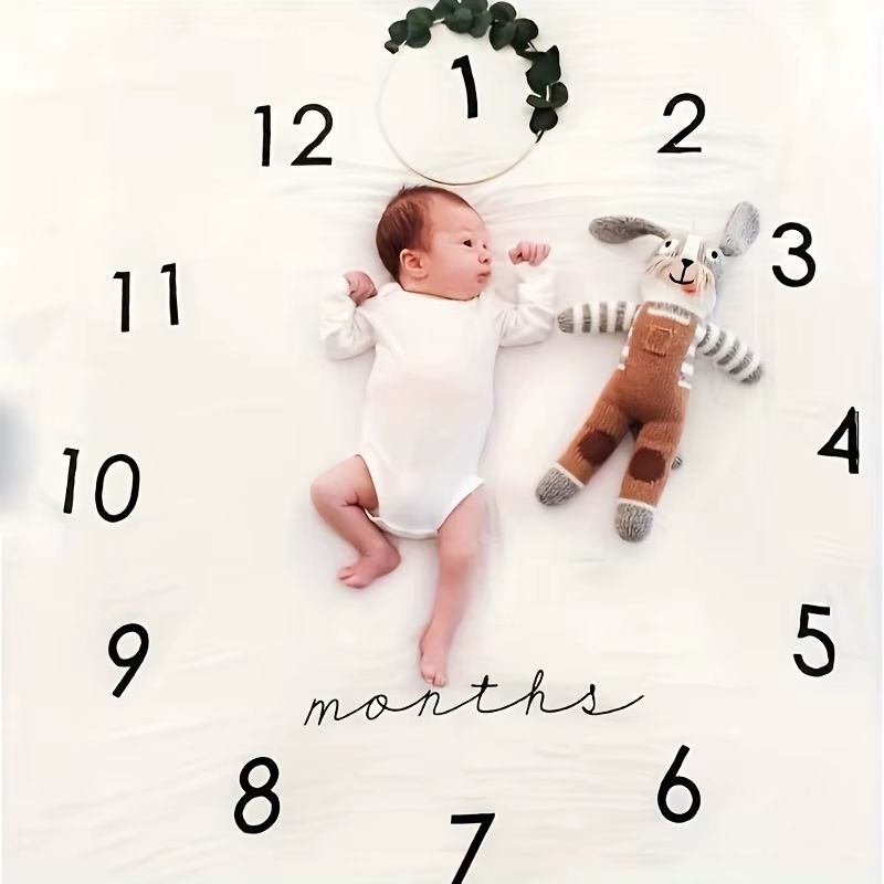 Baby Milestone Photography Backdrop