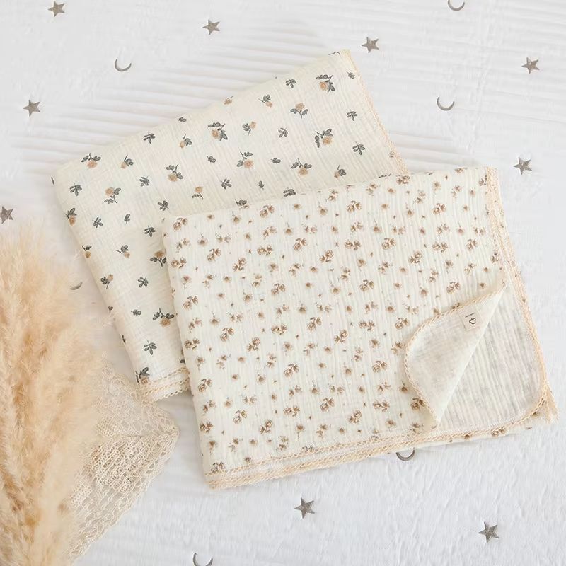 Cotton Muslin Baby Swaddle Blanket
