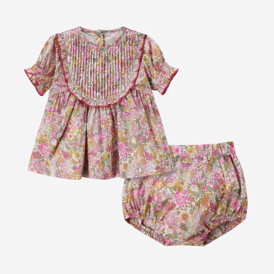 Grid & Pink Floral Collection – Pink Floral Set
