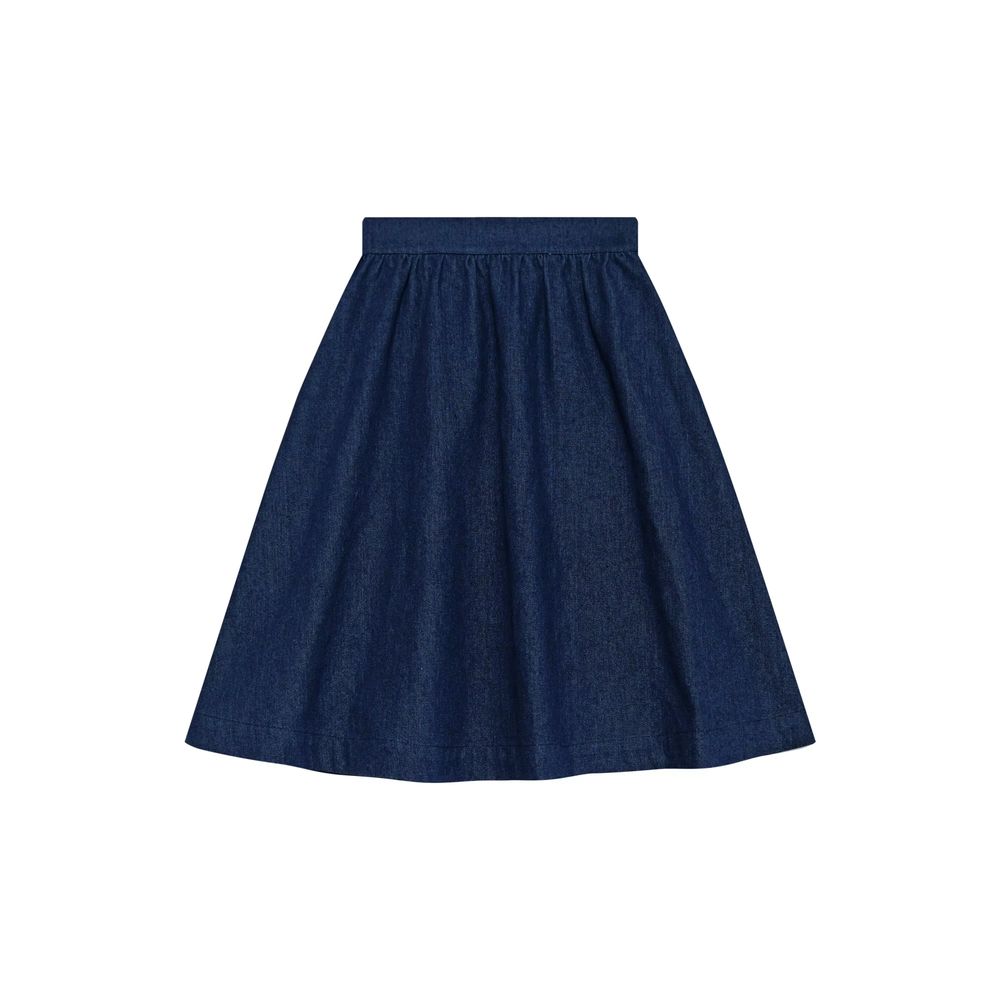 Denim Collar Collection – Girls Denim Skirt – Ali Mali AW26