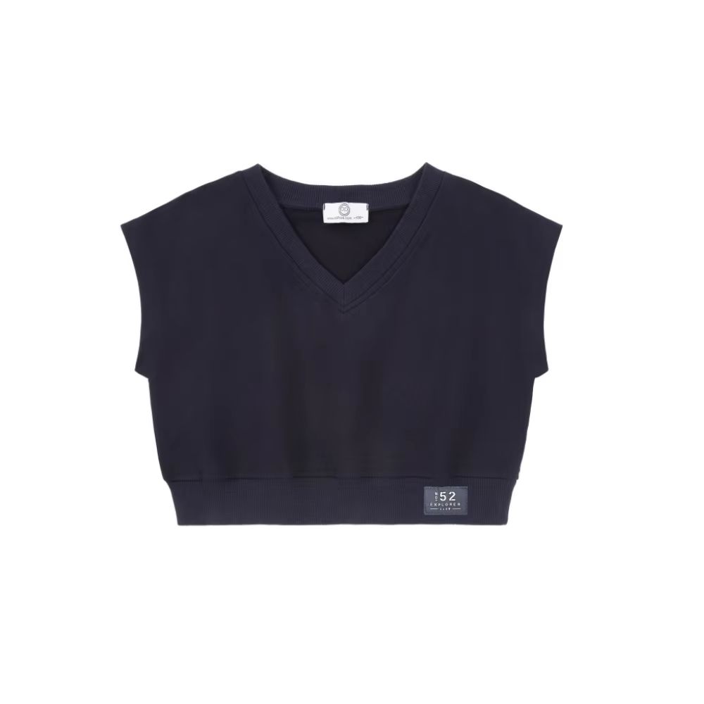 Navy Blue Corduroy – Cropped Shirt – Ali Picks AW26