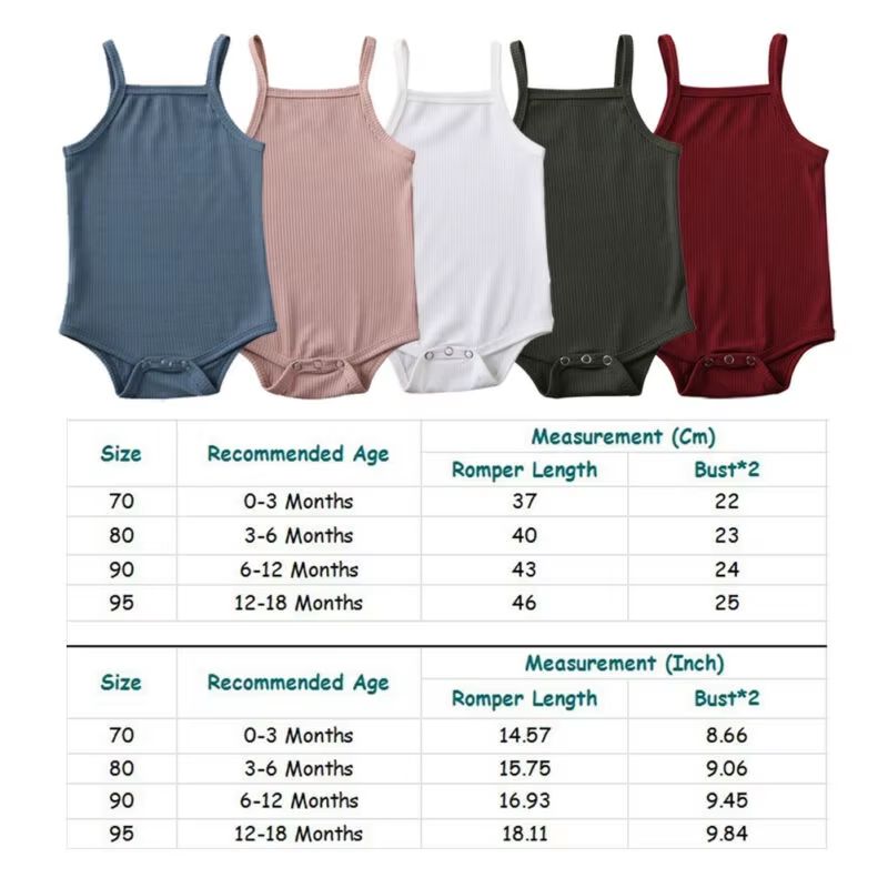 Baby Girl Cotton Summer Bodysuit