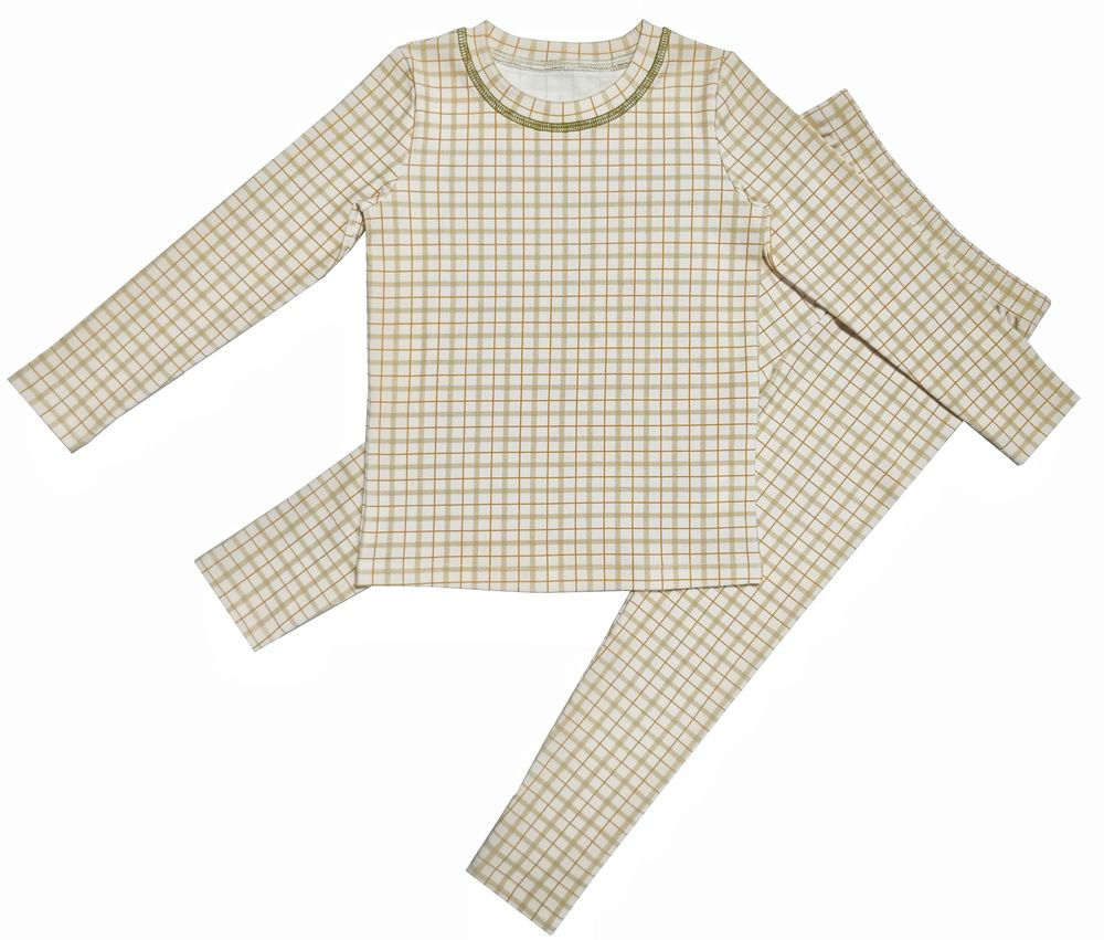 The Print Loungewear – Boy Plaid Pjs – Ali Specials AW26
