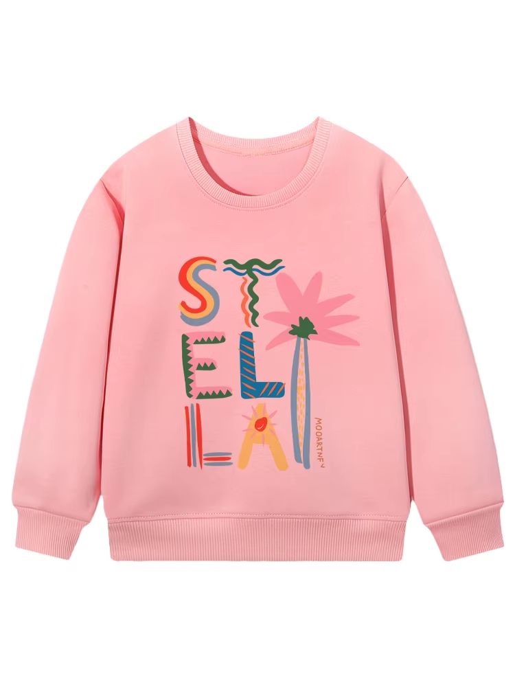 Girls' Stella Palm Graphic Sweatshirt