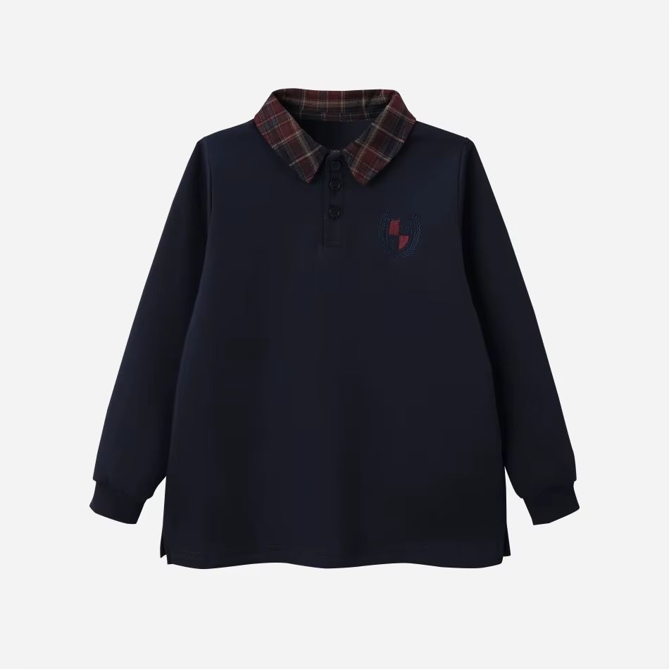 Denim Varsity Collection – Navy Boys Polo – Ali Specials AW26