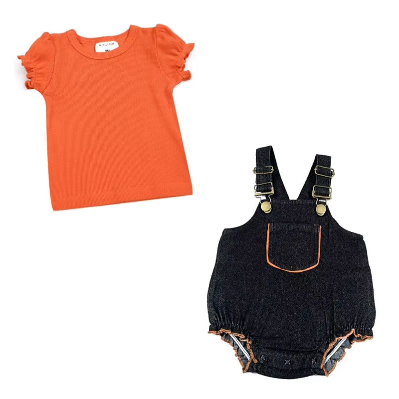 The Black Denim Collection – Baby Girl Set