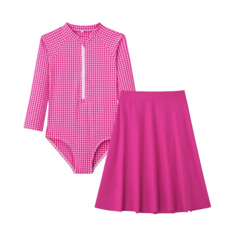 Gingham Swimwear Collection – Girls Set