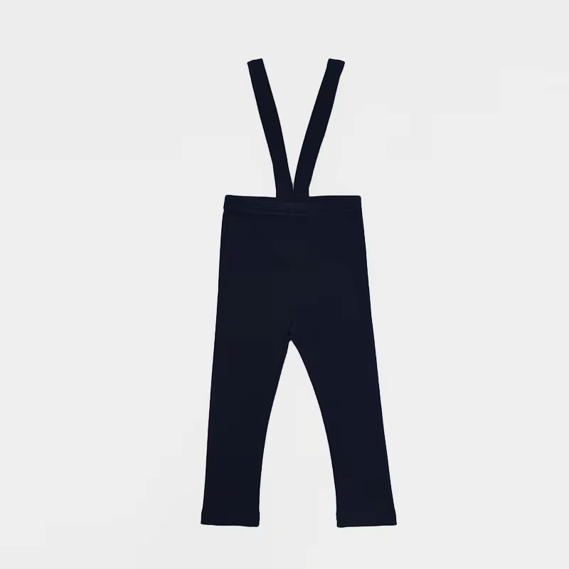 Essentials Collection – Navy Ribbed Overalls