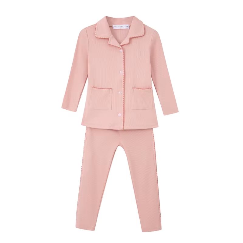 Button Loungewear – Pink Set