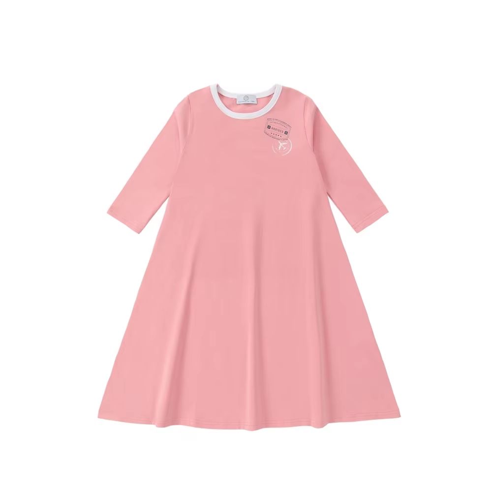 Ringer Stamp Jersey Cotton Collection – 3qtr Sleeve Dress
