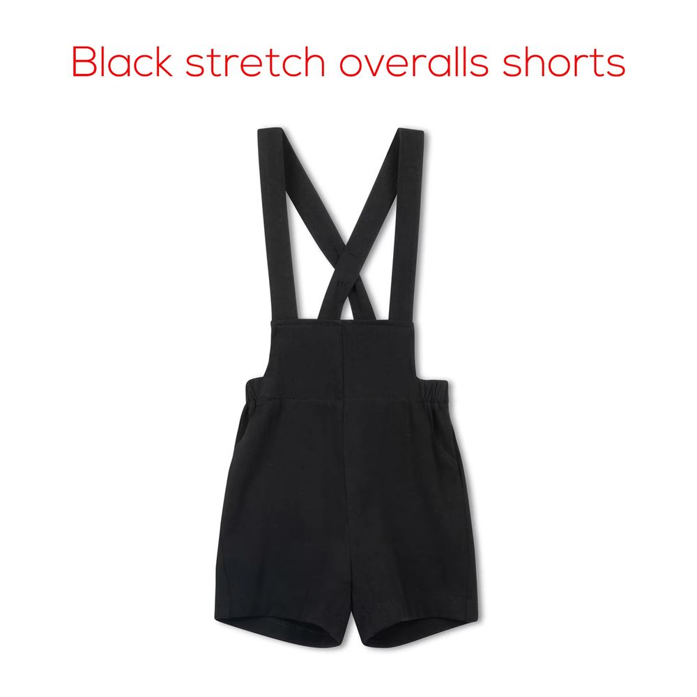 Velvet – Black Overall Shorts – Ali Picks AW26