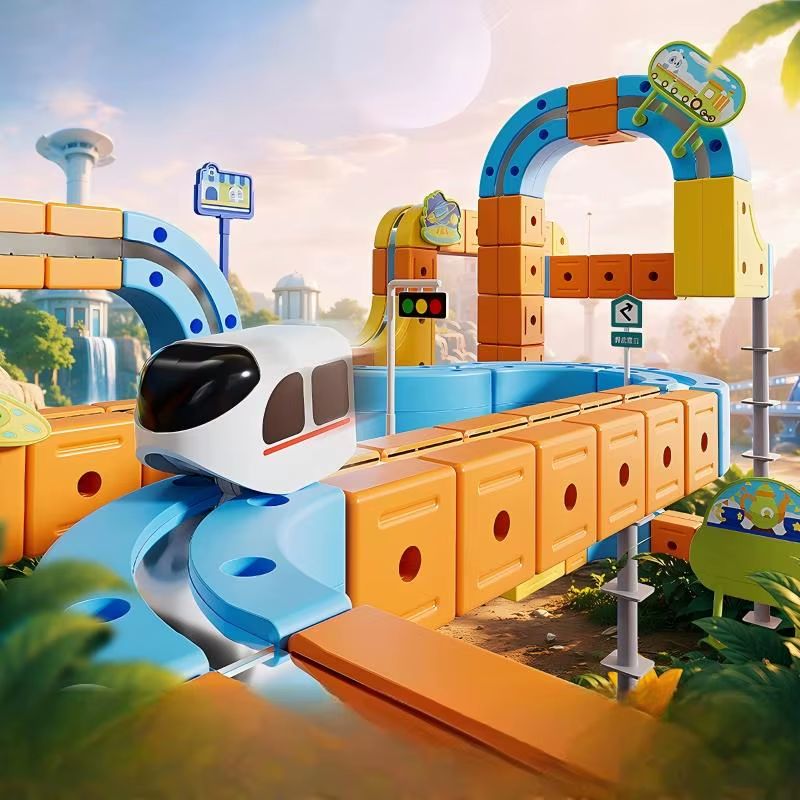Magnetic Train Track Set – Mid-level set