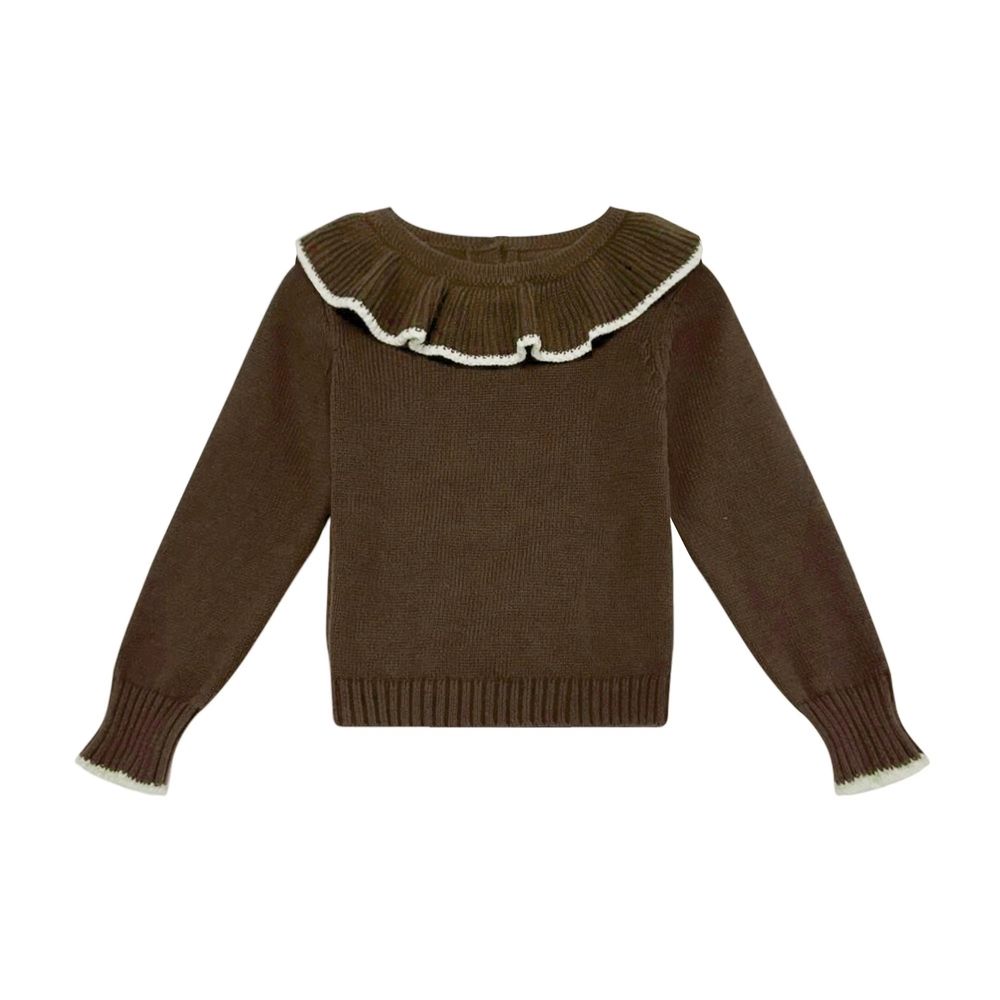 Chestnut Plaid – Brown Sweater – Ali Plus AW26