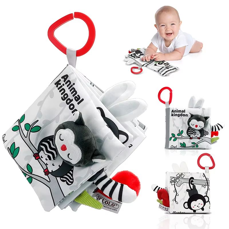 Black & White Sensory Cloth Book