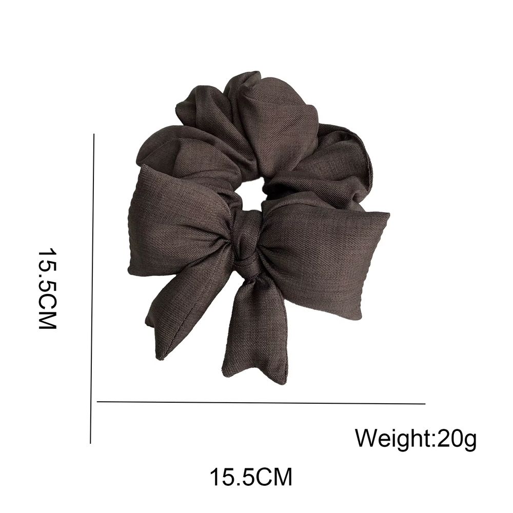 Suit Fabric Cotton-Filled Bow Large Intestine Scrunchie Japanese And