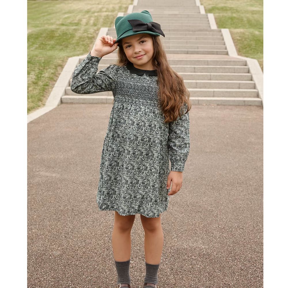 Forest Collection – Corduroy Print Dress