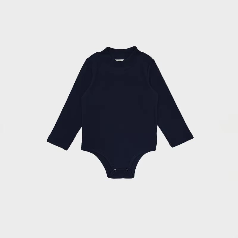 Essentials Collection – Navy Ribbed Onesie
