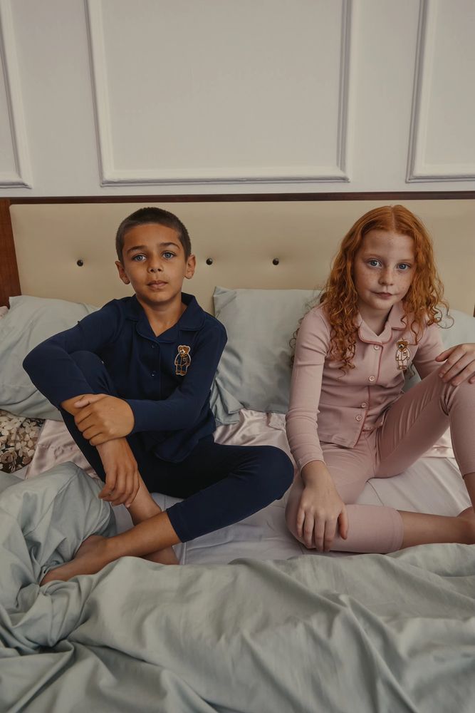 Teddy Loungewear Collection – Boy Blue Romper