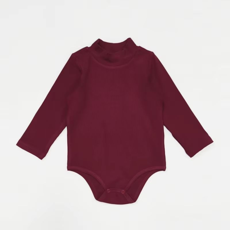 Checked Charm Maroon Girls Onesie – Ali & Co Checked Charm AW26