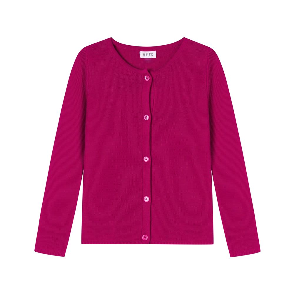 Mali's Ss Black Embroidery – Girl Cardigan