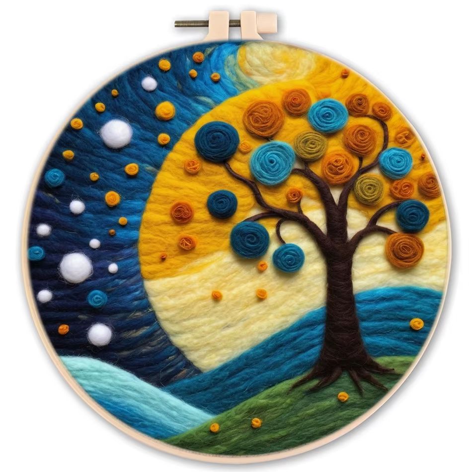 Landscape Wool Felting Kit – Design 172