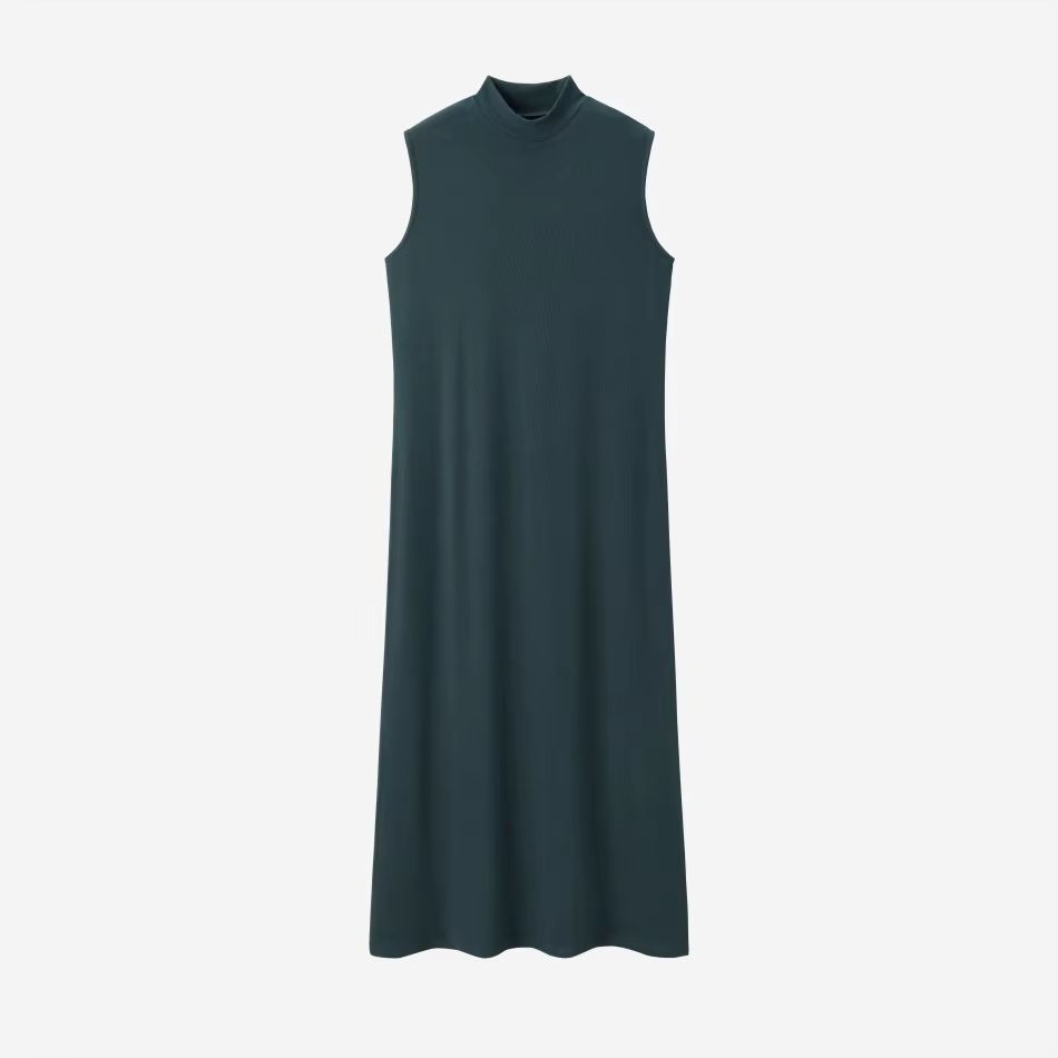 Cableknit & Rib Dress Collection – Green Rib Dress – Ali Specials AW26