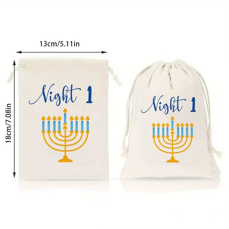 Canvas Night 1–8 Gift Pouches