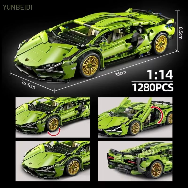 Technic Racing Car (1280+ pcs)
