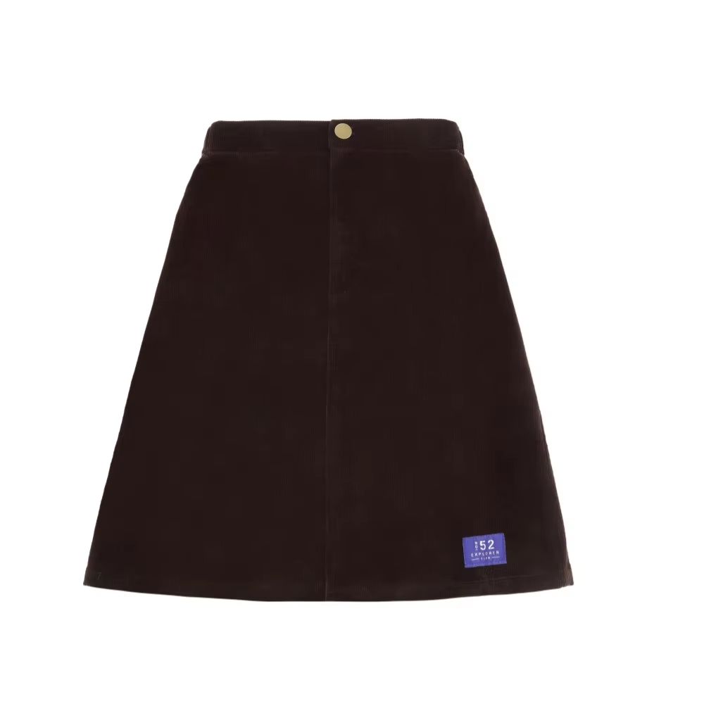 Chocolate Brown Corduroy – Brown Corduroy Skirt – Ali Picks AW26