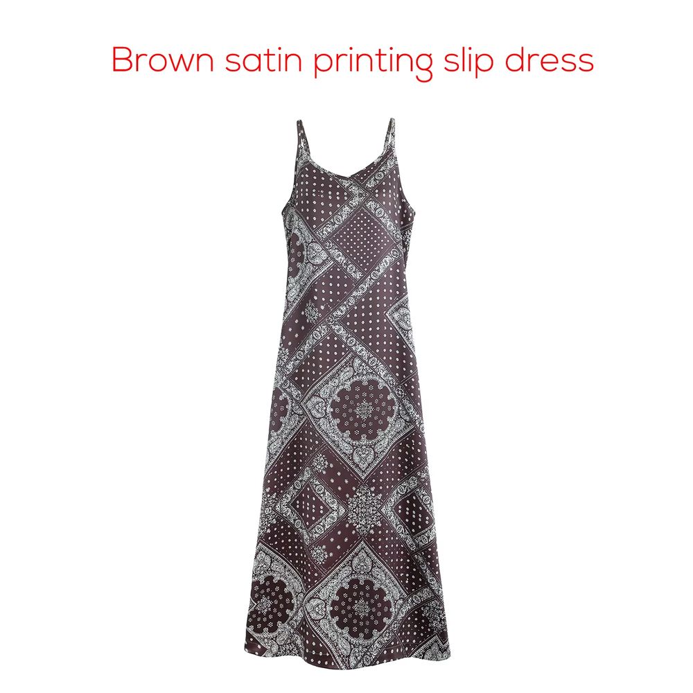 Brown Print Dress – Ali Picks AW26