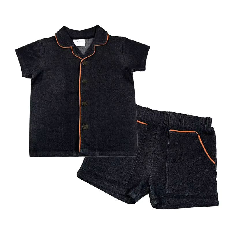 The Black Denim Collection – Shirt Set