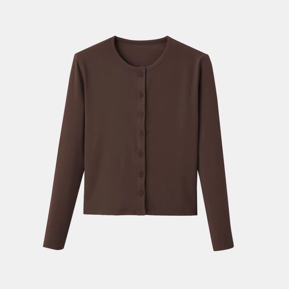Pinstripe Collection β Brown Cardigan β Ali Specials AW26