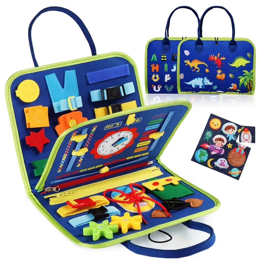 Montessori Busy Board – Dinosaur